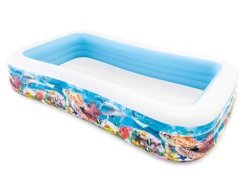 Rybki felfújható medence 305 x 183 x 56 cm INTEX 58485