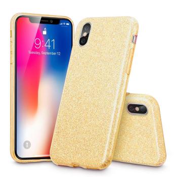 SHINING Ochranný obal Apple iPhone XS Max zlatý