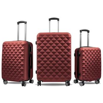 Aga Travel Súprava cestovných kufrov MR4655 Tmavo červená (MR4655-DarkRed)
