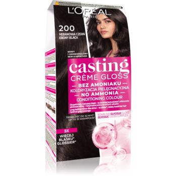 L’Oréal Paris Casting Creme Gloss farba na vlasy odtieň 200 Ebony Black 1 ks