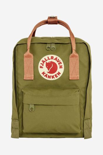 Ruksak Fjallraven Kanken Mini F23561.631.241-241, zelená farba, malý, s nášivkou