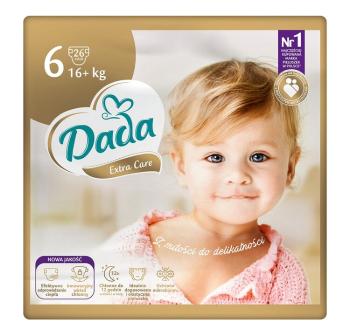 Dada Extra Care 6 Extra Large 16+ kg 26 ks,DADA Extra Care Plienky jednorazové 6 Extra Large (16 kg+) 26 ks