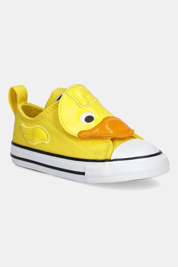 Detské tenisky Converse CHUCK TAYLOR ALL STAR ONE STRAP žltá farba, A11838C