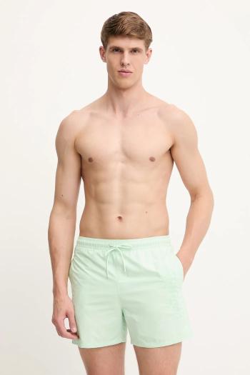 Plavkové šortky Tommy Hilfiger zelená farba, UM0UM03484