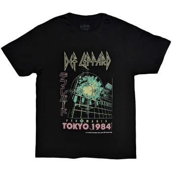 Def Leppard tričko Tokyo Šedá XXL