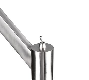 Stojaca lampa Trio Cassio nikel 414400107