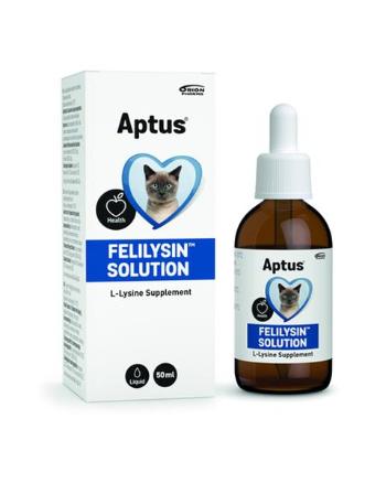 Aptus Felilysin liquid roztok L-lysinu pre mačky 50ml