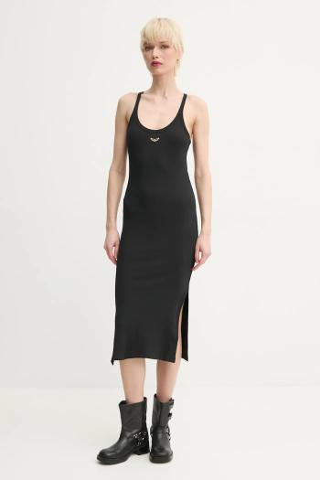 Šaty ZADIG&VOLTAIRE čierna farba, mini, priliehavá, JWDR01067