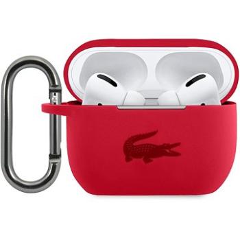 Lacoste Liquid Silicone Glossy Printing Logo puzdro pre Apple Airpods Pro Red (LCAPSR)