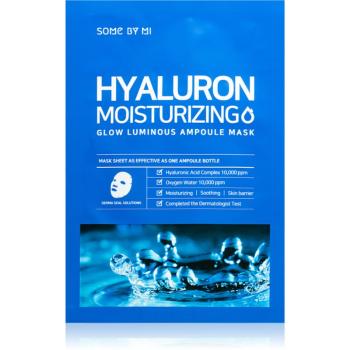 Some By Mi Glow Luminous Hyaluron Moisturizing hydratačná plátienková maska s kyselinou hyalurónovou 25 g