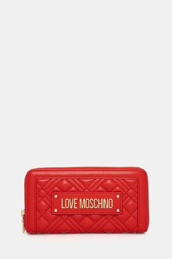 Peňaženka Love Moschino dámska, červená farba, JC5600PP0L