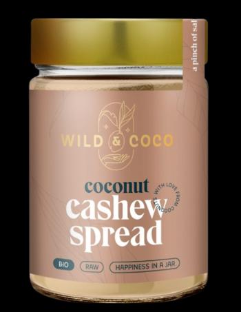 WILD & COCO Kokosová nátierka kešu BIO 300 g