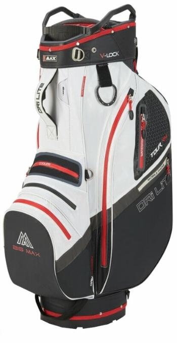 Big Max Dri Lite V-4 Cart Bag Black/White/Red Cart Bag