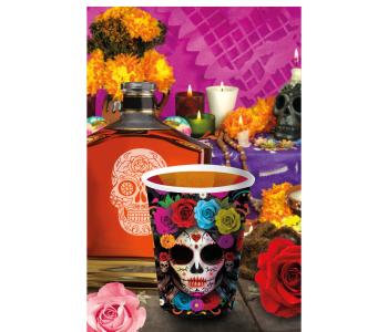 Guirca Papírové sklenice - Catrina 240 ml