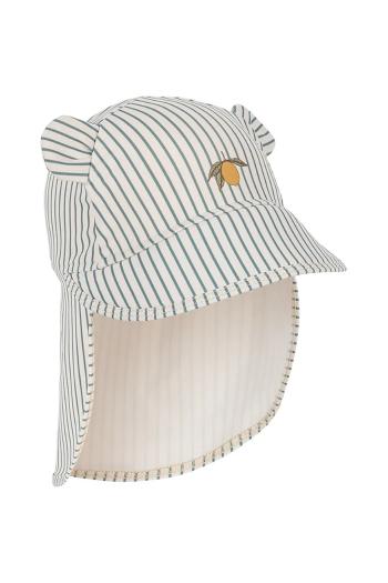 Detská baseballová čiapka Konges Sløjd ASTER BEAR SWIM HAT GRS vzorovaná, KS103269