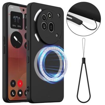 RUBBER MAGSAFE Silikónový kryt pre Nothing Phone (3a) Pro BLACK