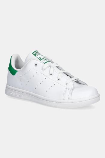 Detské kožené tenisky adidas Originals STAN SMITH biela farba, JP9720