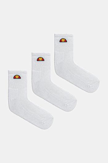 Ponožky Ellesse 3-pak biela farba, SBMA2302