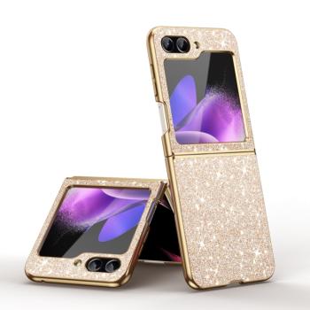 GLITTER Ochranný kryt Samsung Galaxy Z Flip6 5G zlatý