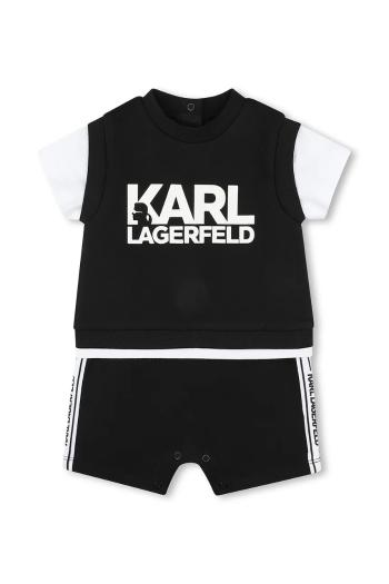Sada pre bábätká Karl Lagerfeld čierna farba, Z30500
