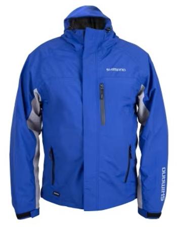 Shimano bunda wear rain jacket non padded blue - l
