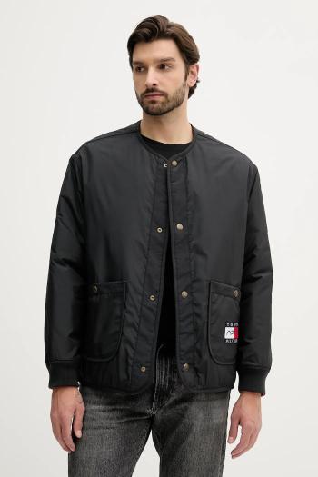 Obojstranná bunda Tommy Hilfiger x F1 THE MOVIE červená farba, prechodná, oversize, MW0MW41369