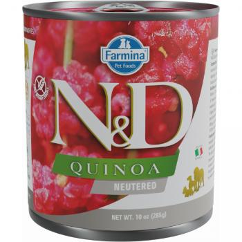 Konzerva N&D Quinoa Dog Neutered 285g