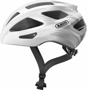 Abus Macator White Silver M Prilba na bicykel