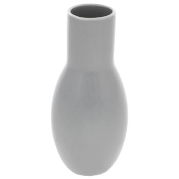 Keramická váza Belly, 9 x 21 x 9 cm, šedá