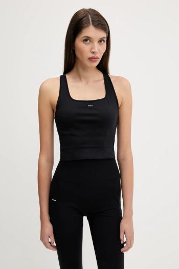 Top Pangaia Plant-Stretch Ribbed Tank Top čierna farba, 10002425