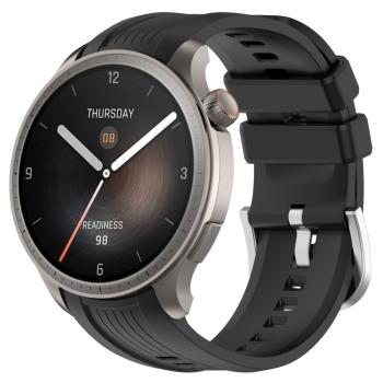 SILICONE Vymeniteľný remienok pre Amazfit Balance čierny