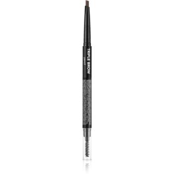 flormar Triple Brow Pencil ceruzka na obočie 3v1 odtieň 003 Coffee 0.75 g