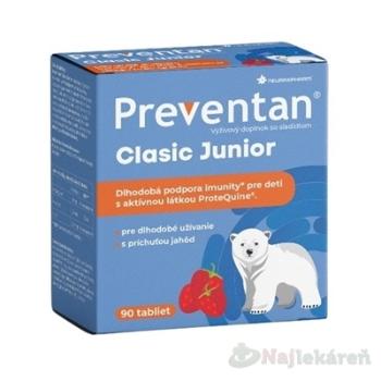 PREVENTAN Clasic JUNIOR podpora imunity pre deti 90 tabliet