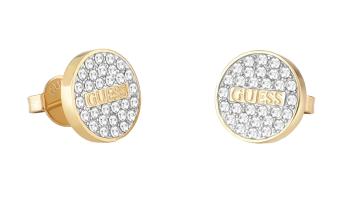 Guess Trblietavé pozlátené náušnice kôstky Studs Party JUBE02155JWYGT/U
