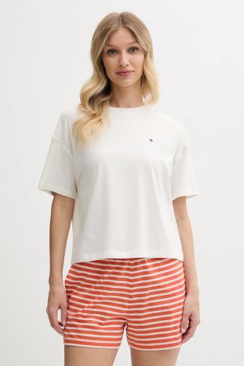 Pyžamo Tommy Hilfiger dámska, oranžová farba, UW0UW05760