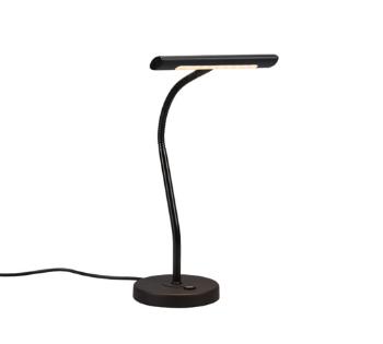 LED stolová lampa Trio Curtis čierna 579790132