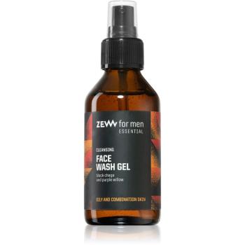 Zew For Men Essential Face Wash Gel čistiaci gél pre mastnú a zmiešanú pleť pre mužov 100 ml