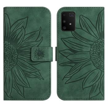 ART SUNFLOWER Peňaženkové puzdro s remienkom Samsung Galaxy S10 Lite zelené