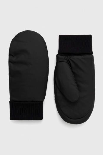 Rukavice Rains 16070 Puffer Mittens čierna farba