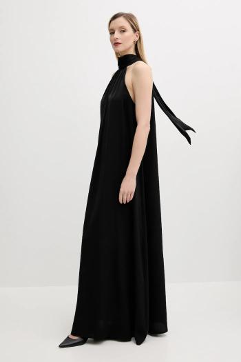 Šaty Answear.LAB čierna farba, maxi, oversize