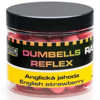 Mivardi plávajúce boilies rapid dumbells reflex 70 g 18 mm - anglická jahoda