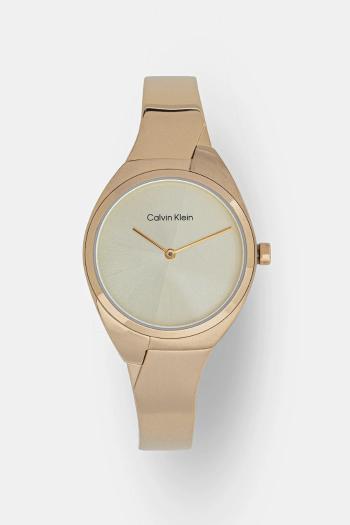 Hodinky Calvin Klein dámske, zlatá farba, 25200235
