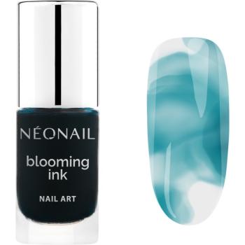 NEONAIL Blooming Ink ozdobný lak na nechty odtieň Turquoise​ 7.2 ml