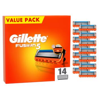 GILLETTE Fusion5 náhradní holicí hlavice pro muže 14 ks