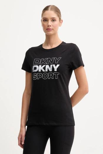 Tričko Dkny dámske, čierna farba, DP5T1333