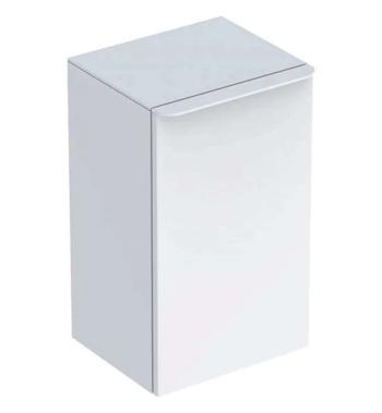 GEBERIT - Smyle Square Bočný skrinka, pánty vľavo, lesklá biela 500.360.00.1
