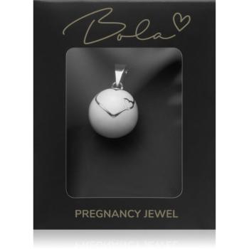Bola ESSENTIALS Double Hearts tehotenská rolnička White 1 ks