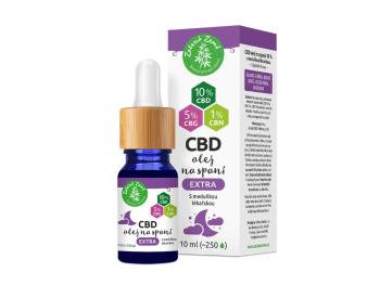 ZELENÁ ZEMĚ CBD kvapky na spanie EXTRA 10 ml