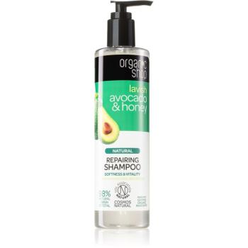 Organic Shop Natural Avocado & Honey regeneračný šampón pre suché a poškodené vlasy 280 ml