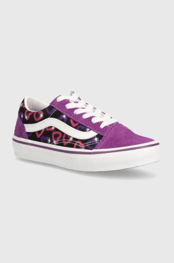 Detské tenisky Vans fialová farba
